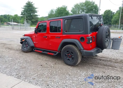 2019 Jeep Wrangler Unlimited Sport from USA, damaged, VIN 1C4HJXDG0KW560147